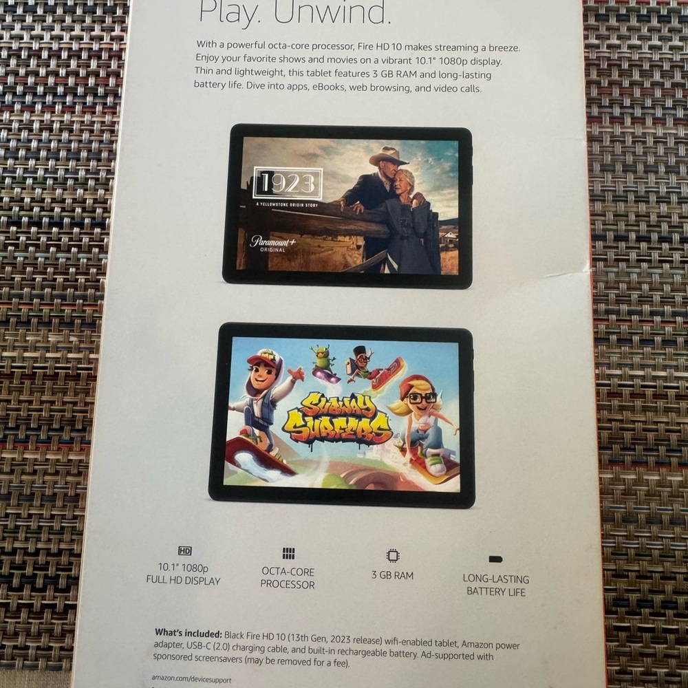 NEW Amazon Fire HD Tablet - Picture 3 of 6